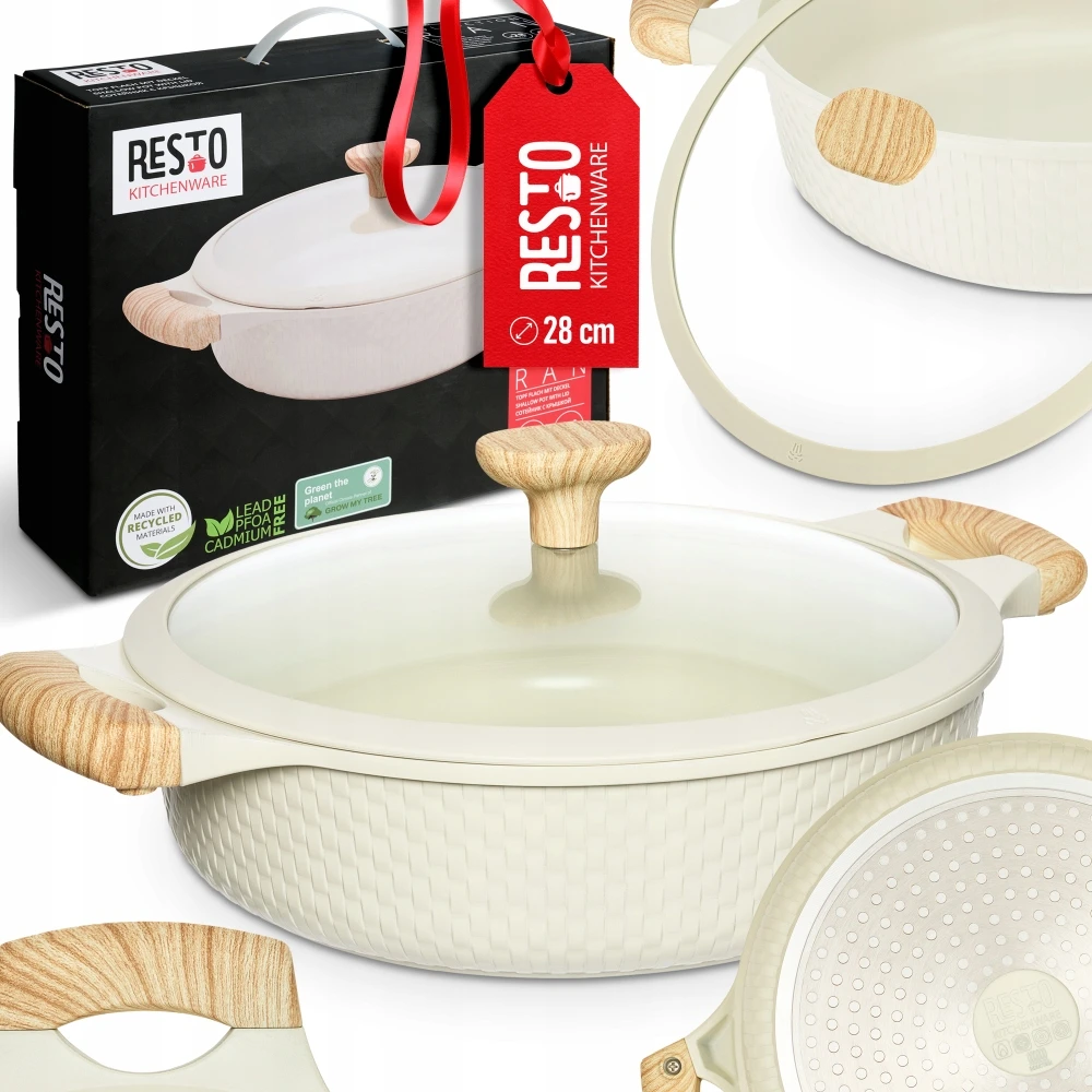 RESTO RAN ORO ATSPARUS ILDAS 28CM INDUKCINIS ALIUMININIS 4.1L DANGIS