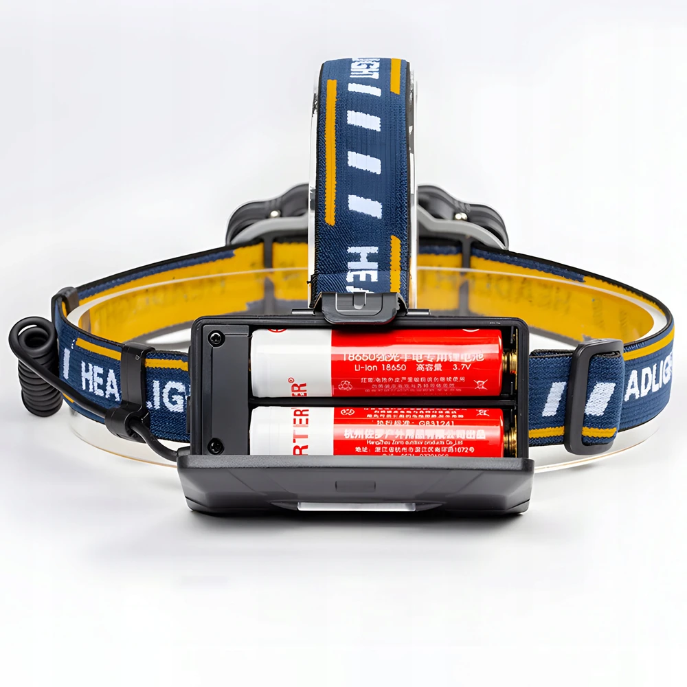 Retoo GALVOS LEMPAS 8 LED COB T6 GALINGAS ĮKRAUJAMAS PRIEKINIS LEMPAS USB GALVUTEI
