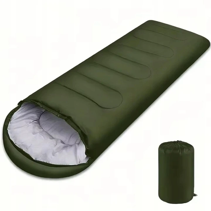 Retoo MUMMY TOURIST miegmaišis šiltas CAMO 210x75cm SKILĖ SU gobtuvu su dangteliu