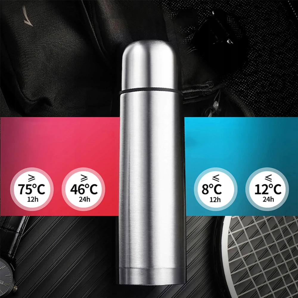 Retoo Plieninis vakuuminis termosas 500 ml 0,5 l terminis