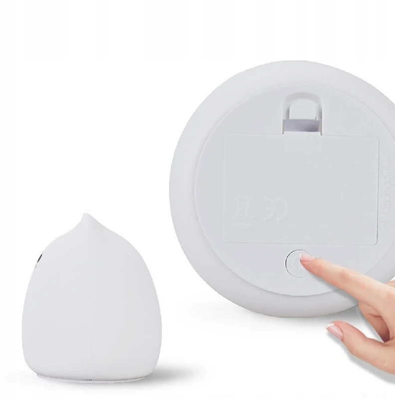 Retoo Lampka Vaikiška naktinė lempa kačiukui LED spalvinga silikoninė RGB minkšto silikono