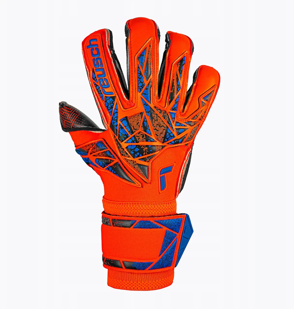 Reusch Attrakt Gold X Evolution GluePrint futbolo pirštinės - Oranžinės