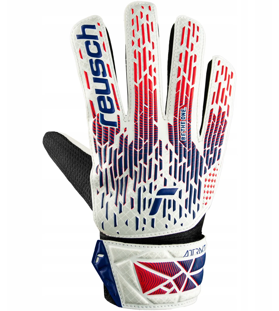 Reusch Attrakt Starter Solid futbolo vartininko pirštinės - Baltos