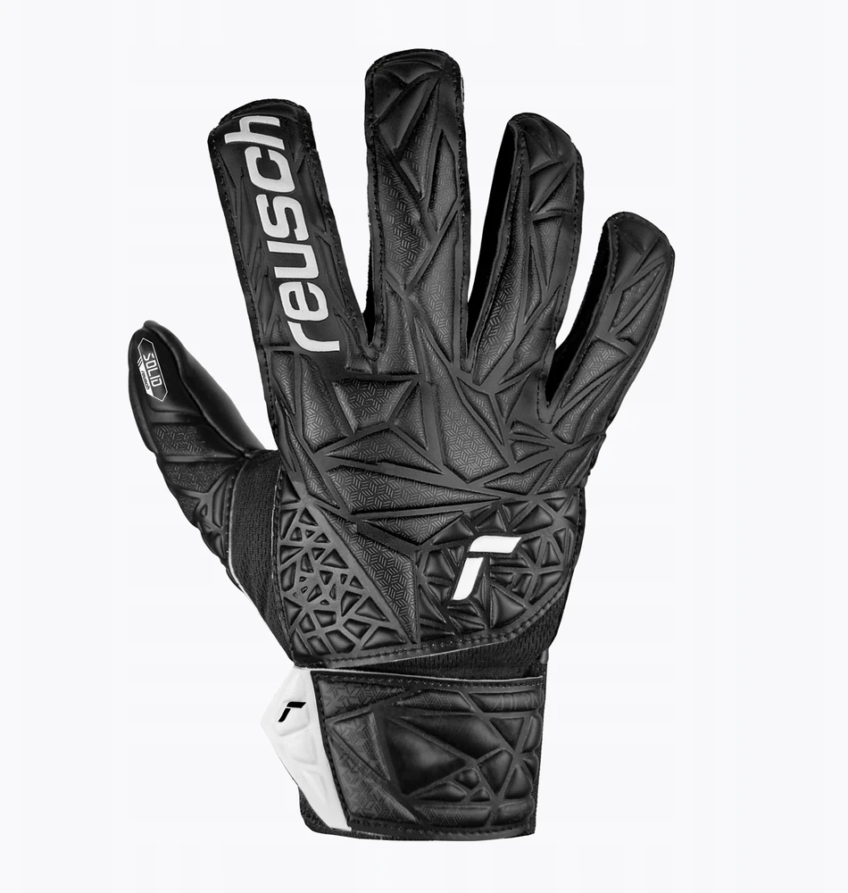 Reusch futbolo pirštinės Attrakt Starter Solid Finger Support Junior - Juodos