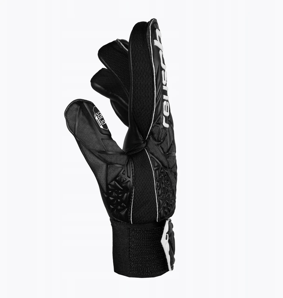 Reusch futbolo pirštinės Attrakt Starter Solid Finger Support Junior - Juodos