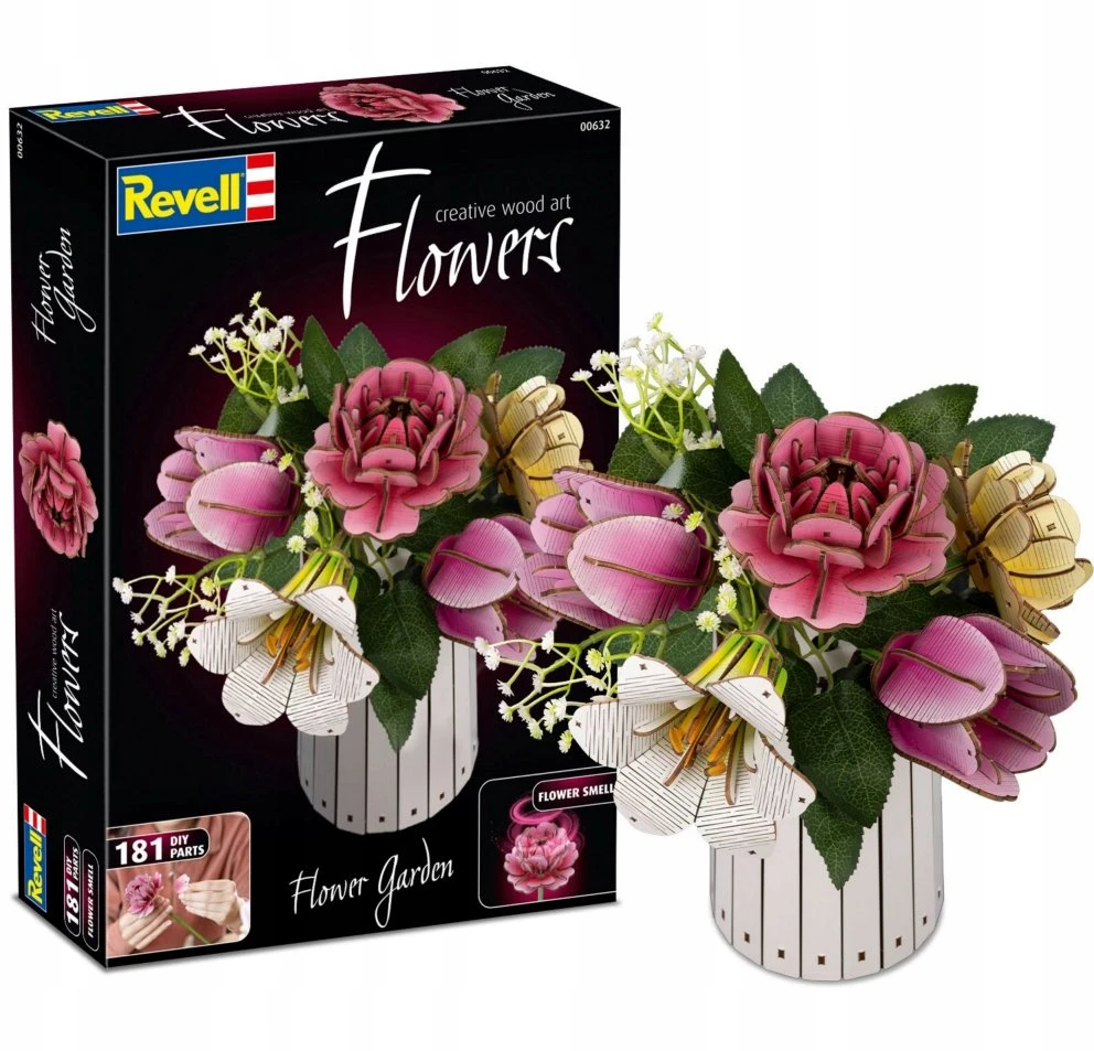 Revell medinis konstruktorius „Flower Garden“ 181 det.