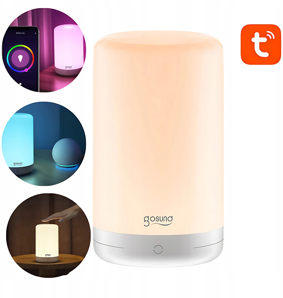 RGB WiFi išmanioji naktinė lemputė Gosund LB3 Tuya