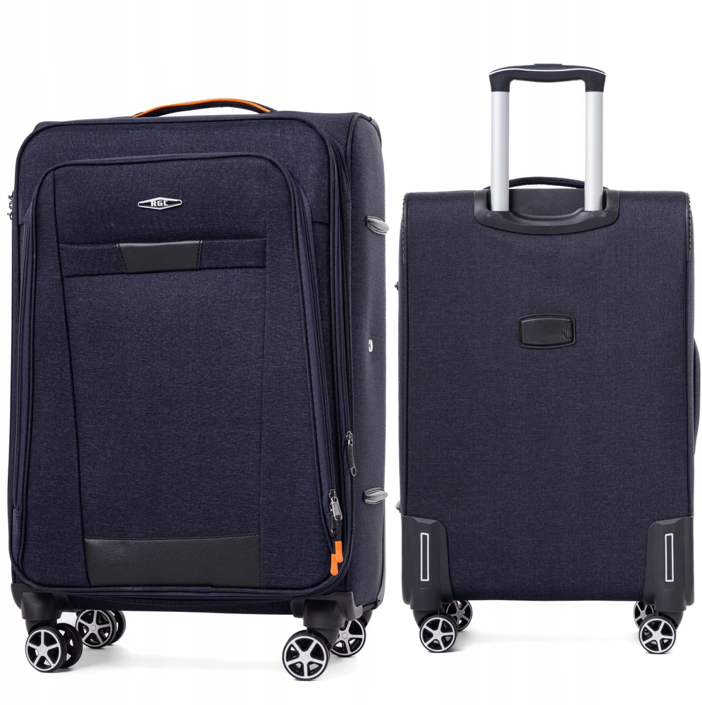 RGL Didelis, erdvus audinio kelioninis lagaminas ant 4 WHEELS XXL BAG
