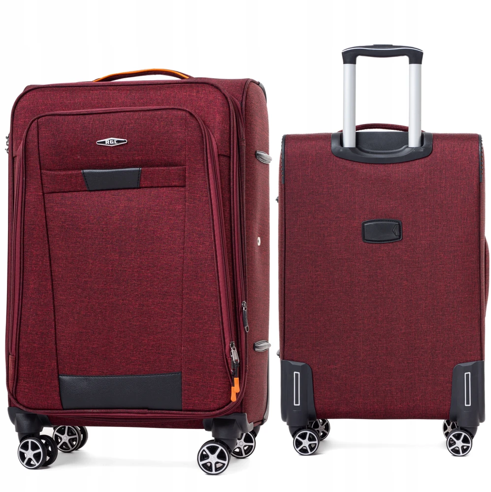 RGL Didelis, erdvus audinio kelioninis lagaminas ant 4 WHEELS XXL BAG