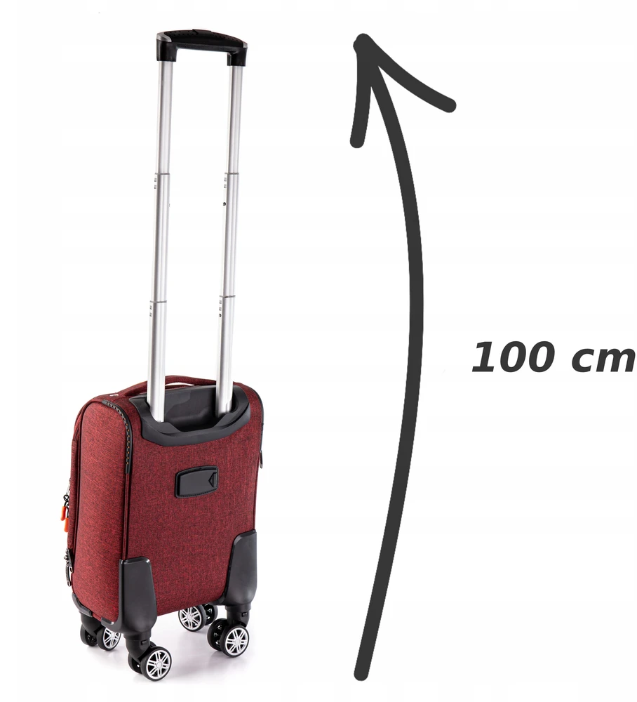 RGL Mažas kelioninis lagaminas RYANAIR WIZZAIR LUGGAGE lėktuvo salonas