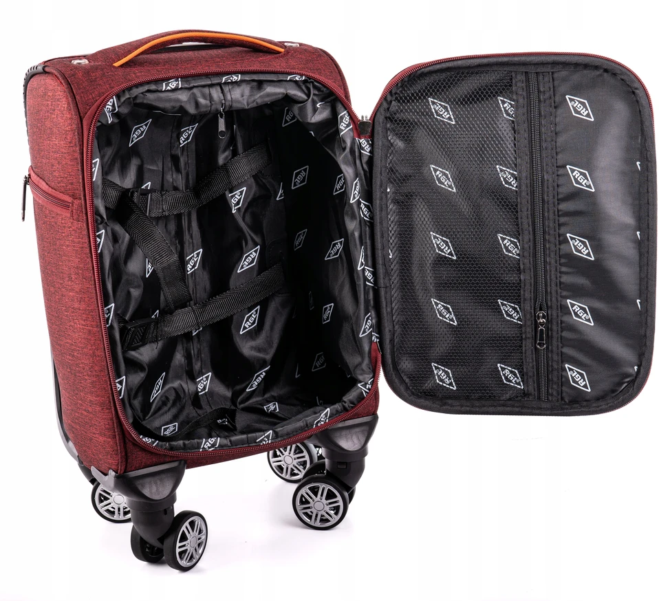 RGL Mažas kelioninis lagaminas RYANAIR WIZZAIR LUGGAGE lėktuvo salonas