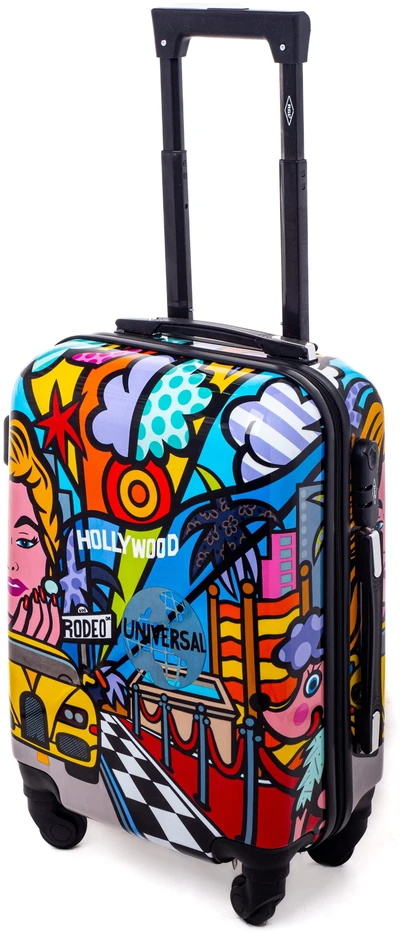 RGL Mažas salono lagaminas TOURIST TRAVEL BAG ON WHEELS ABS CABIN