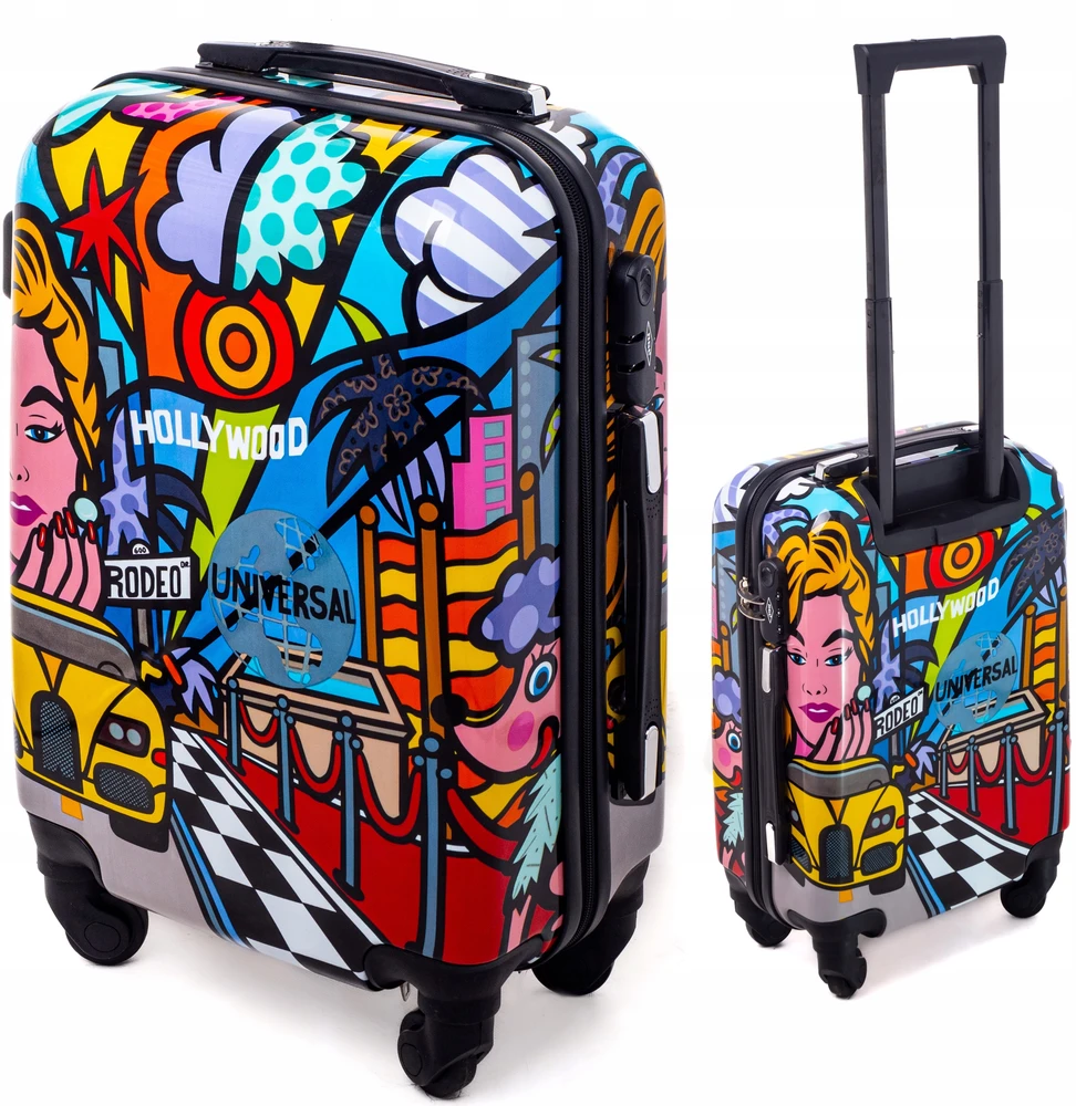 RGL Mažas salono lagaminas TOURIST TRAVEL BAG ON WHEELS ABS CABIN