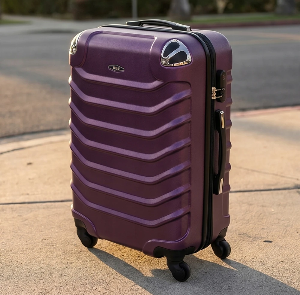 RGL MEDIUM SUITCAASE 730 XL TRAVEL BAG 4 RATAI ABS KOMBINACIJOS UŽRAKTAS