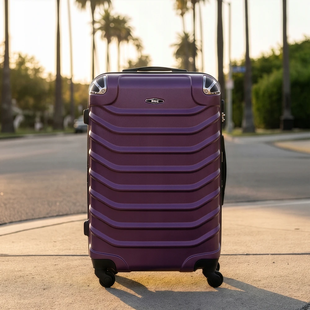 RGL MEDIUM SUITCAASE 730 XL TRAVEL BAG 4 RATAI ABS KOMBINACIJOS UŽRAKTAS