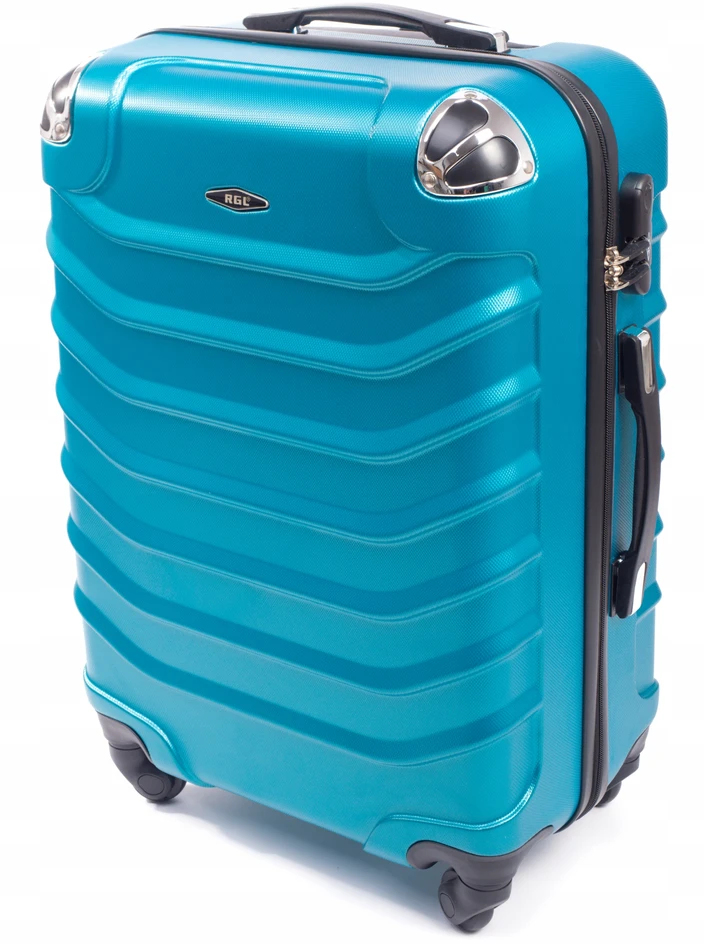RGL MEDIUM SUITCAASE 730 XL TRAVEL BAG 4 RATAI ABS KOMBINACIJOS UŽRAKTAS