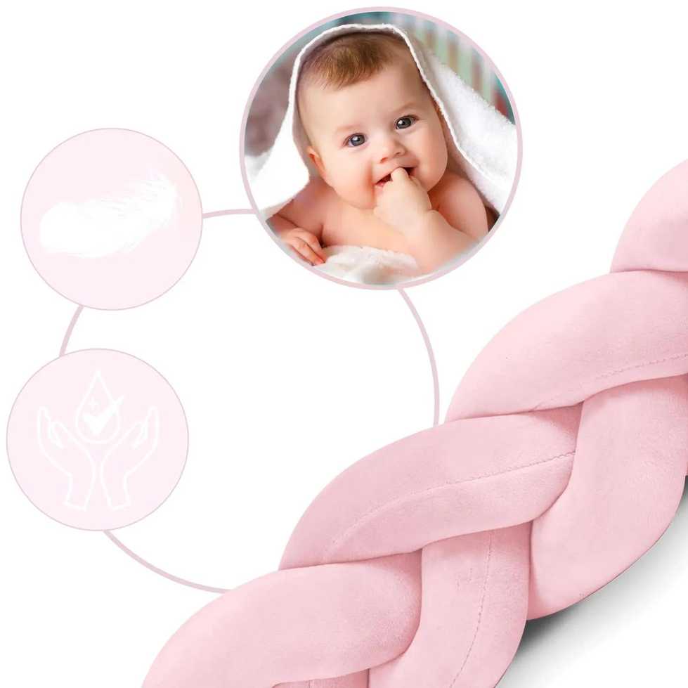Ricokids pinta lovytės apsauga 3m - rožinė