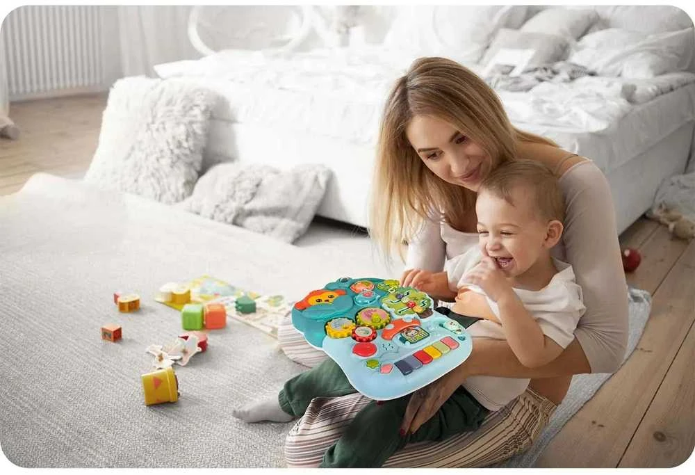 Ricokids 4 viename edukacinis stalas žalias 781500