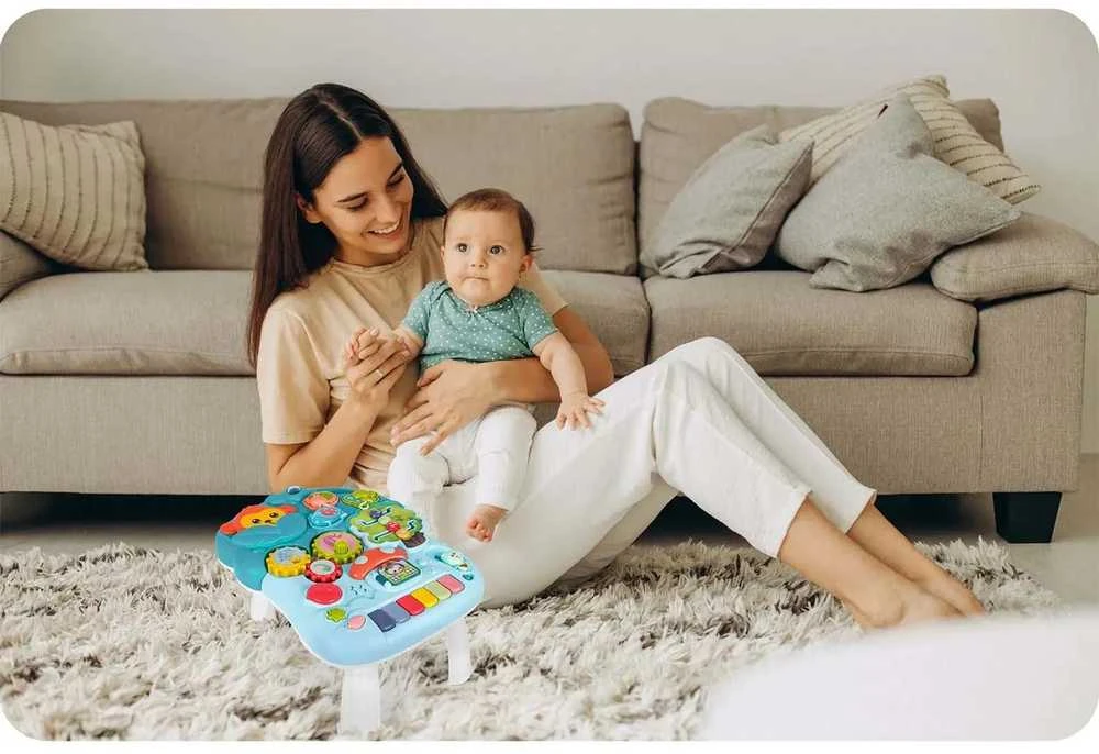 Ricokids 4 viename edukacinis stalas žalias 781500