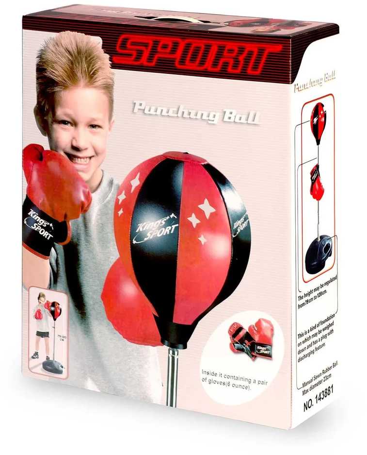 „Ricokids 772800“ bokso kamuoliukas ant stovo