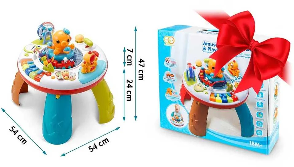 Ricokids 781800 muzikos ir garso edukacinis stalas
