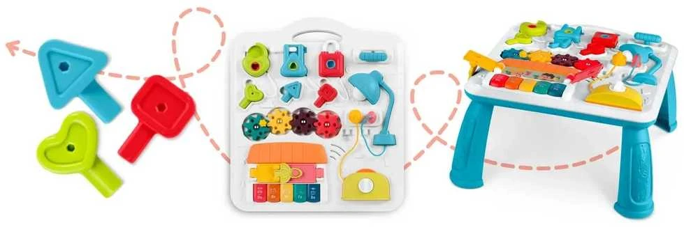 Ricokids 782000 muzikos ir garso edukacinis stalas
