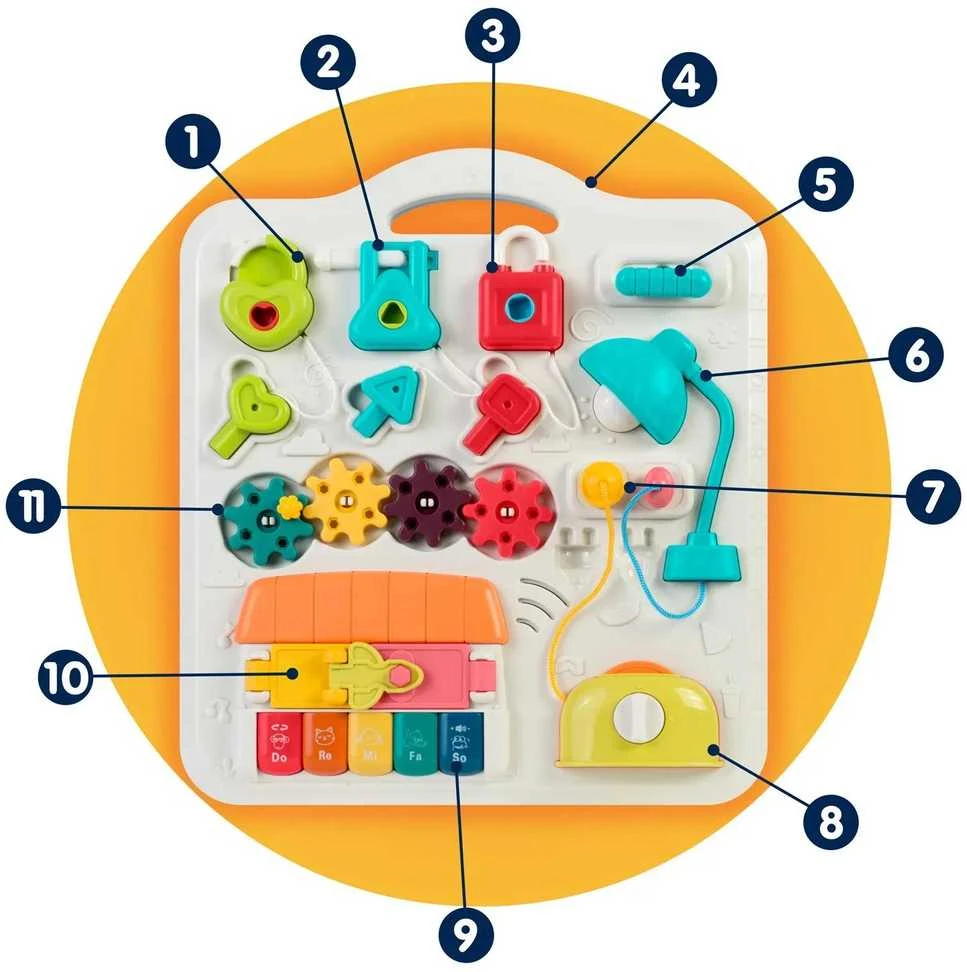 Ricokids 782000 muzikos ir garso edukacinis stalas