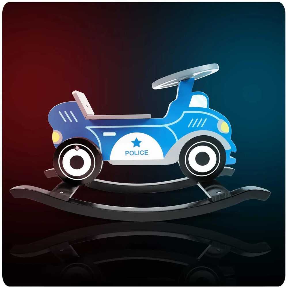 Medinis supamasis policijos automobilis Ricokids