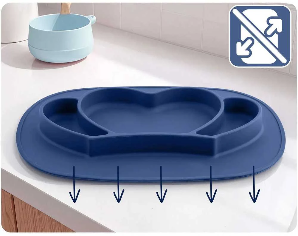 „Ricokids Crown“ silikoninė maitinimo lėkštė vaikams