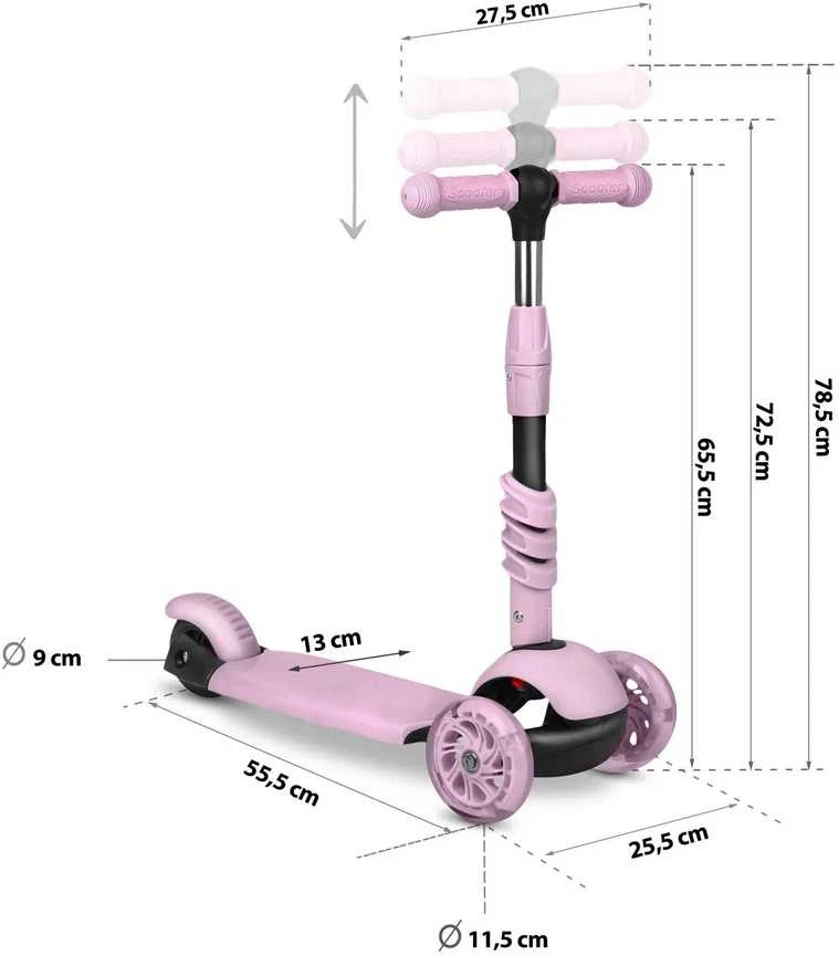 Triratis paspirtukas Ricokids Cubi