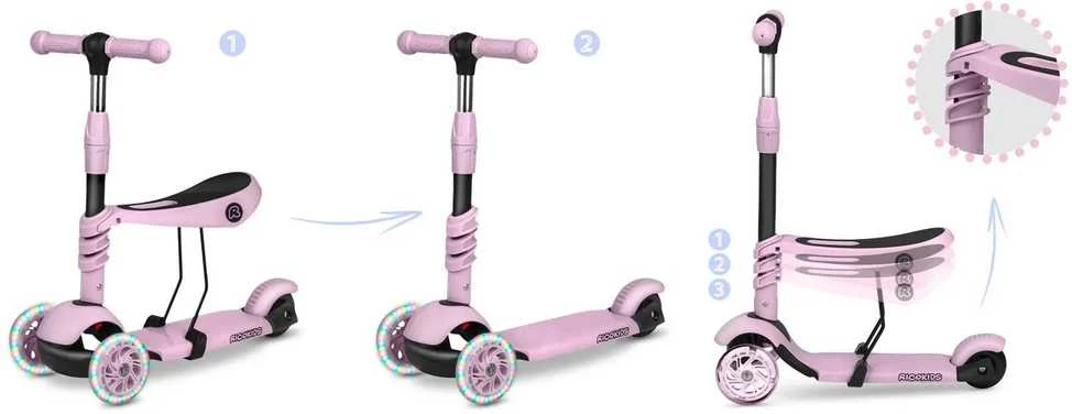 Triratis paspirtukas Ricokids Cubi