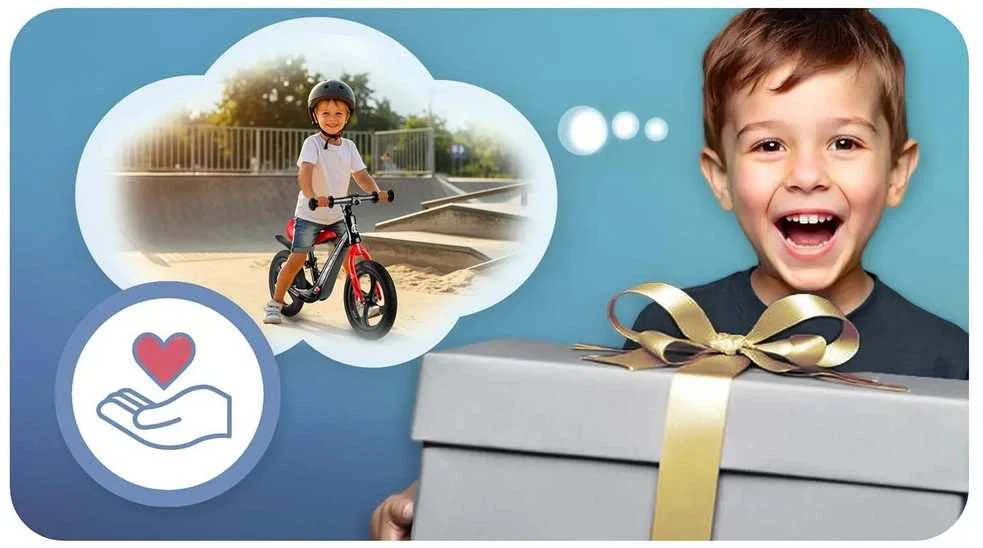 Ricokids FUNNU balansinis dviratis vaikams
