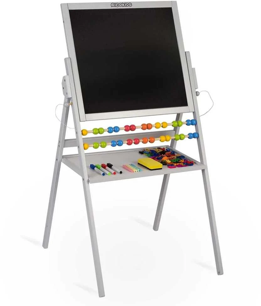 Ricokids magnetinė kreidinė lenta, besisukanti - pilka