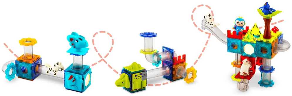 Ricokids RK-757 magnetiniai kaladėlės „Dinozaurų rojus“