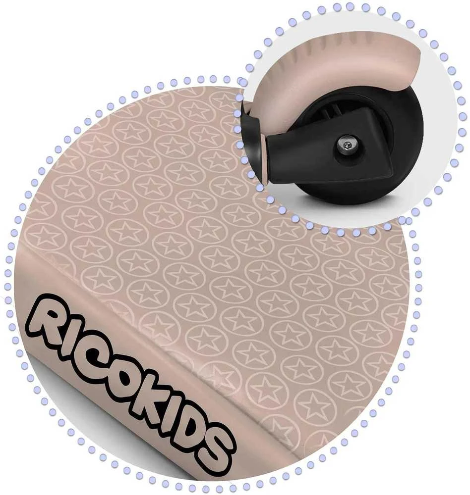 „Ricokids Todi“ triratis paspirtukas – smėlio spalvos