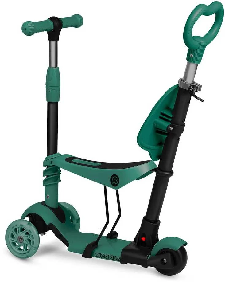 „Ricokids Todi“ triratis paspirtukas – žalias