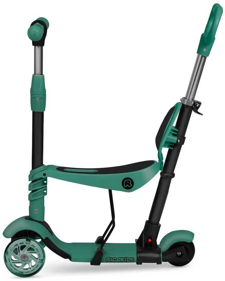 „Ricokids Todi“ triratis paspirtukas – žalias