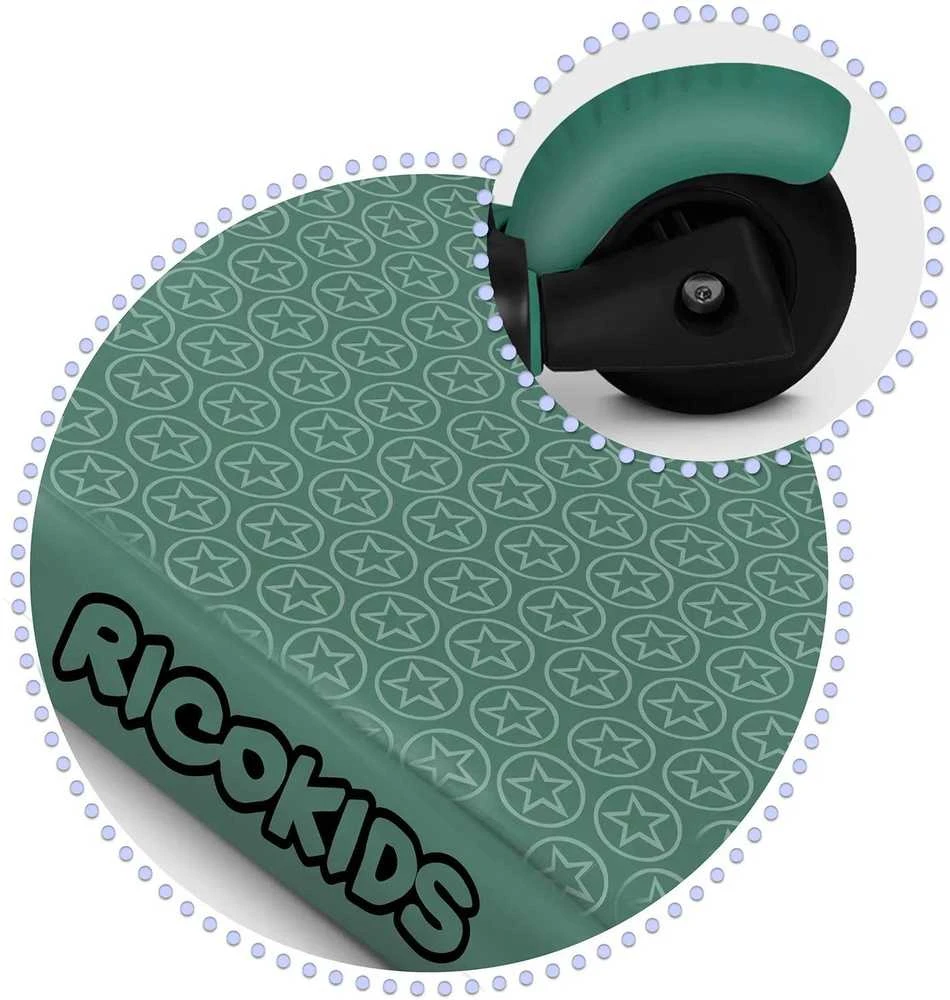 „Ricokids Todi“ triratis paspirtukas – žalias