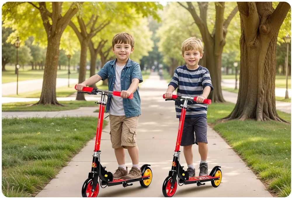 „Ricokids“ ugniagesių departamento „Kodi“ paspirtukas