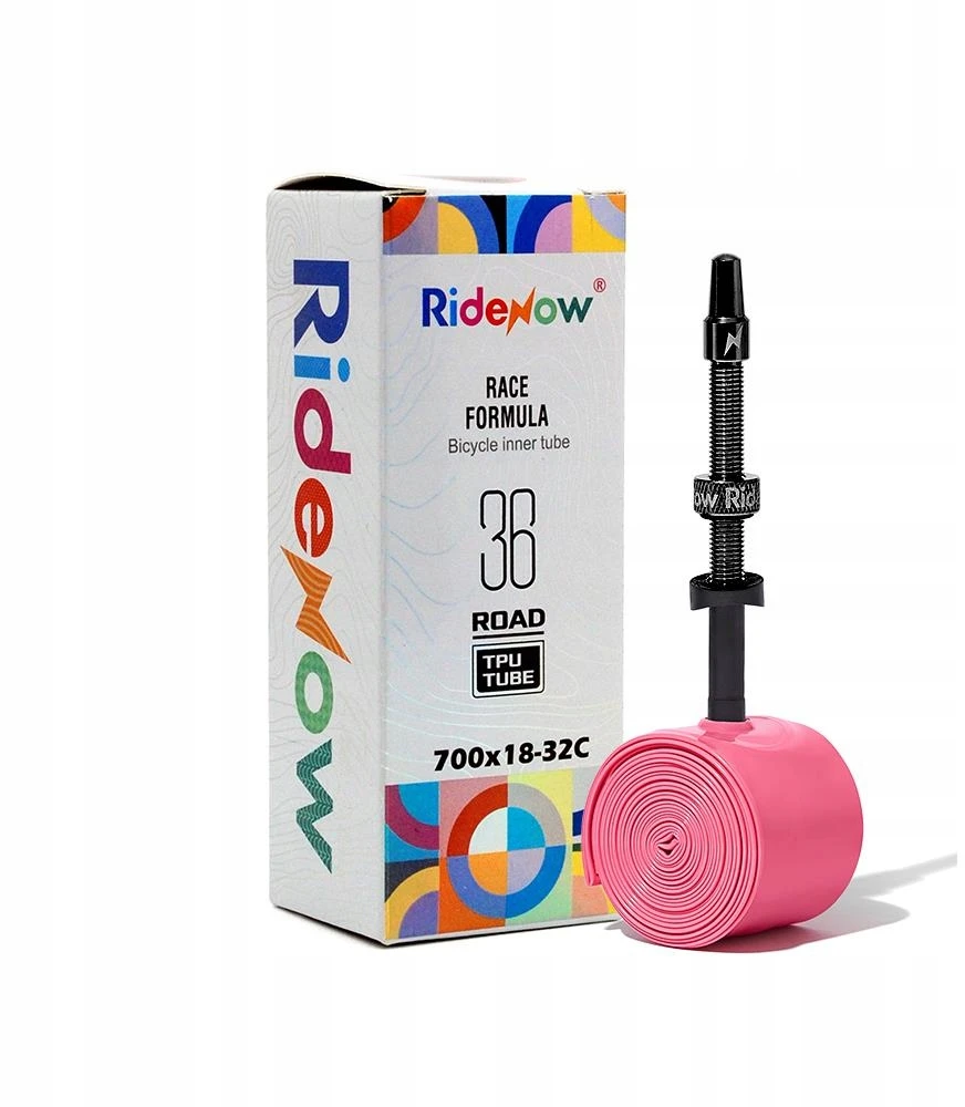 RideNow 700x18/32C Presta FV45mm aliuminio žvyrkelio itin lengvas TPU vamzdis