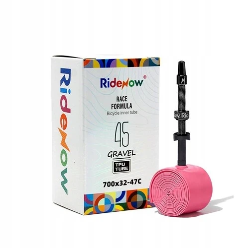 RideNow 700x32/47C Presta FV65mm TPU vidinis vamzdis Ultralight Gravel Allroad Presta