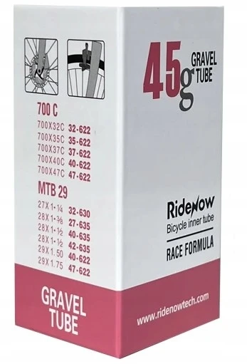 Ridenow TPU Gravel dviračio vidinis vamzdis 700x32/47C SV Presta 65mm