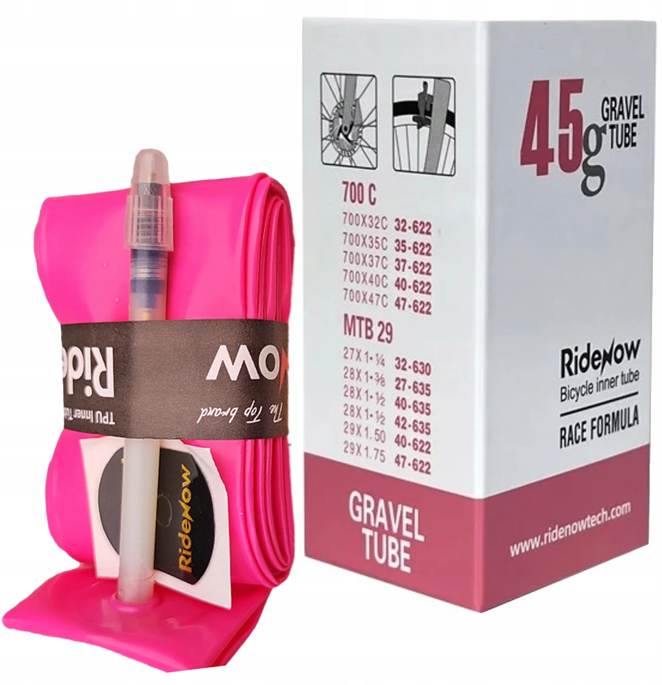 Ridenow TPU Gravel dviračio vidinis vamzdis 700x32/47C SV Presta 65mm
