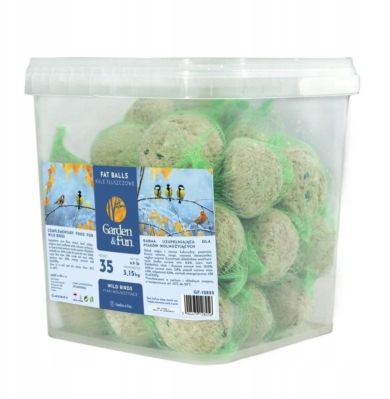 Garden&Fun Riebalų kamuoliukai laukiniams paukščiams 35 vnt. GF-12825