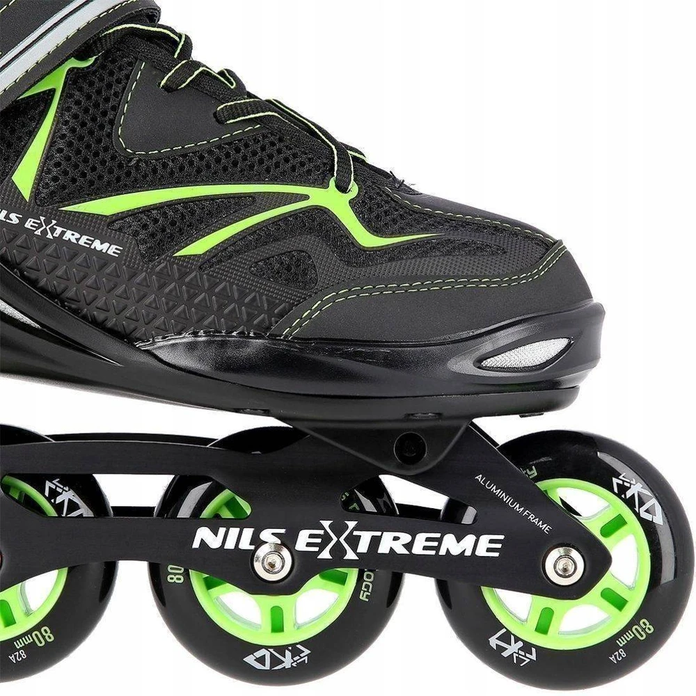 Riedučiai Nils Extreme NA9022 juodi-žali - 41