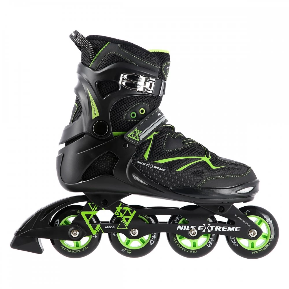 Riedučiai Nils Extreme NA9022 juodi-žali - 38