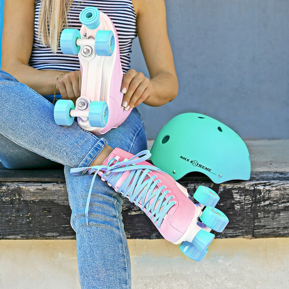 Riedučiai Nils Extreme NQ8400 rožiniai - 35