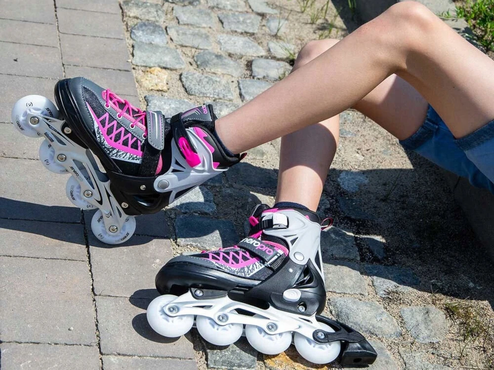 Enero Riedučiai Energo Led su keičiamąja mediena, reglamentuojami juodu R. 30-33