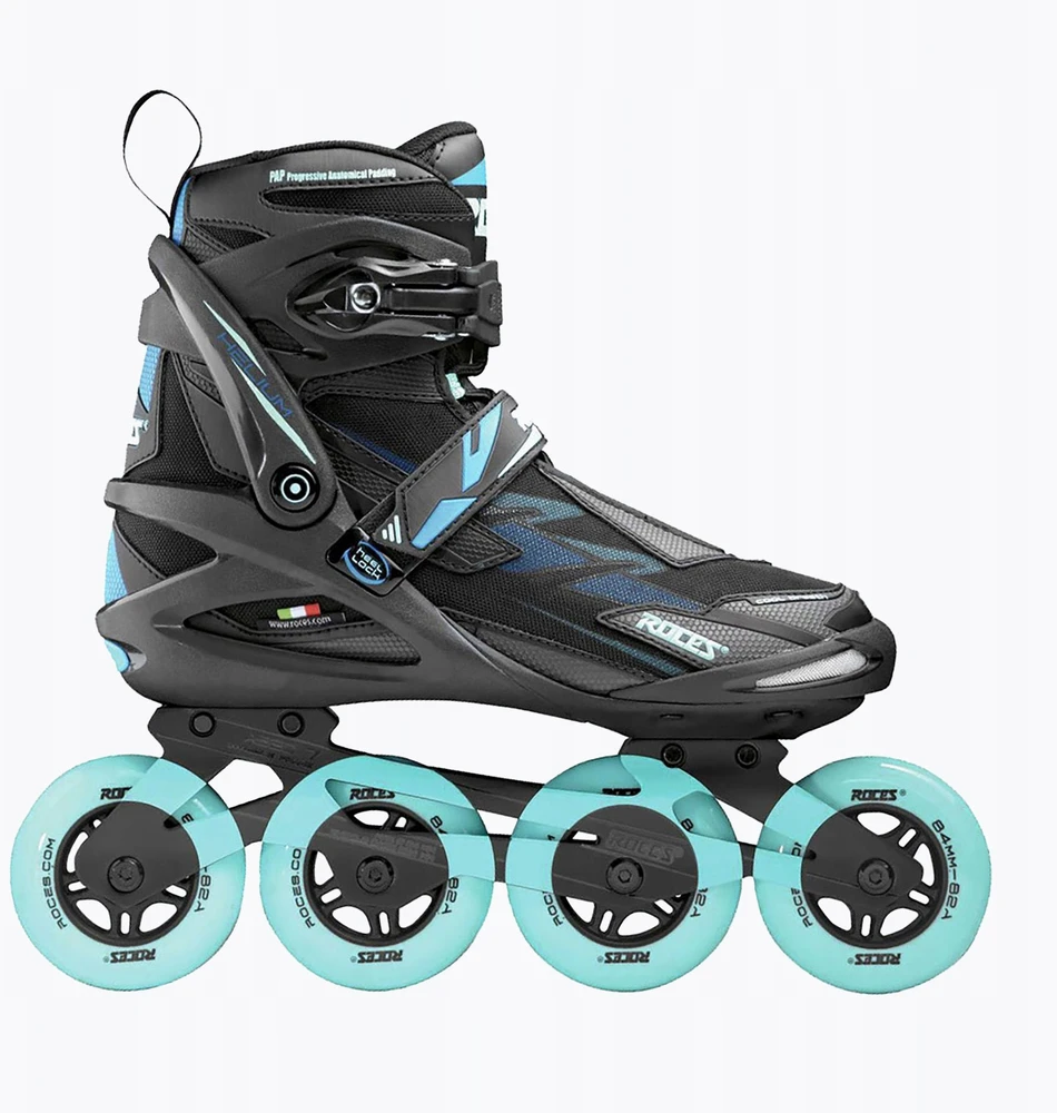 Riedučiai Roces Inline Helium II W Tif, juodi, mėlyni