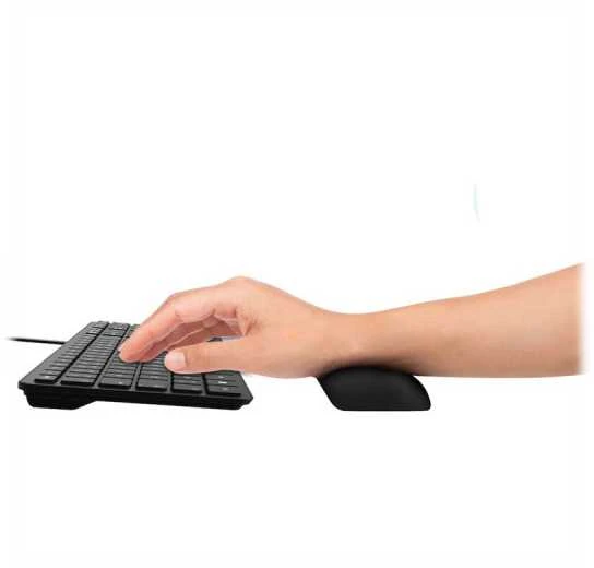 Port Designs PORT CONNECT | Ergonomic riešo atrama for klaviatūra | Backrest | 60 x 400 x 20 mm | Juodas